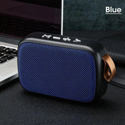 Portable Wireless Speaker - Bluetooth Mini Subwoofer Outdoor Fabric Covered Speaker - ZOOMNSTORE
