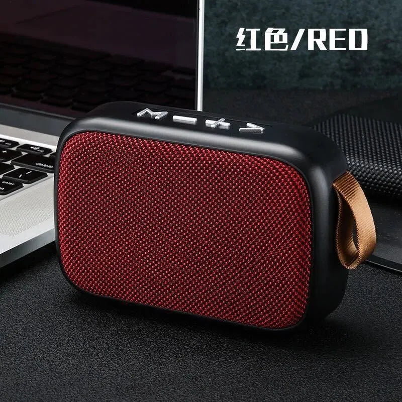 Portable Wireless Speaker - Bluetooth Mini Subwoofer Outdoor Fabric Covered Speaker - ZOOMNSTORE