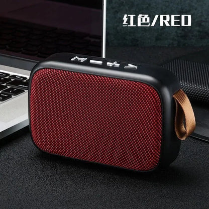 Portable Wireless Speaker - Bluetooth Mini Subwoofer Outdoor Fabric Covered Speaker - ZOOMNSTORE