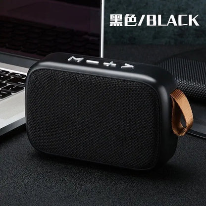 Portable Wireless Speaker - Bluetooth Mini Subwoofer Outdoor Fabric Covered Speaker - ZOOMNSTORE