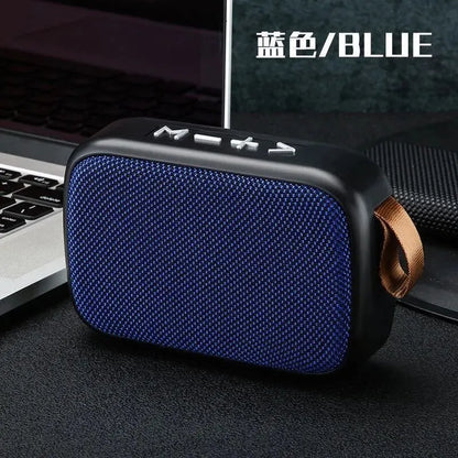 Portable Wireless Speaker - Bluetooth Mini Subwoofer Outdoor Fabric Covered Speaker - ZOOMNSTORE