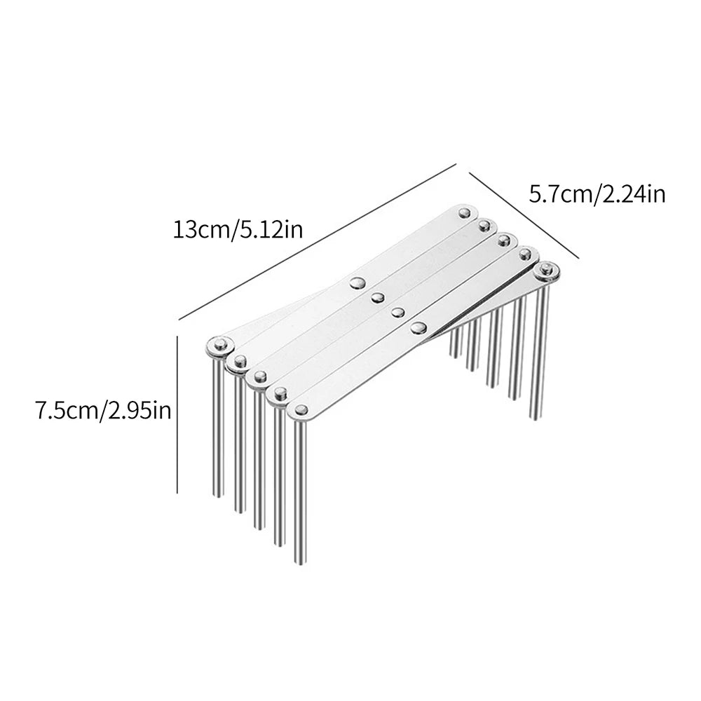 Pot Lid Rack Retractable Stainless Steel Pan Lid Organizer - Foldable Kitchen Storage Shelf - ZOOMNSTORE