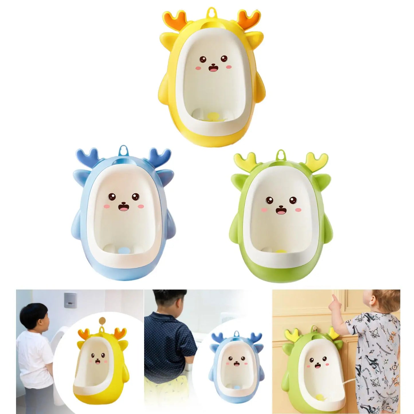 Potty Training Urinal - Portable Dinosaur Boys Pee Trainer with Target | Easy Clean - ZOOMNSTORE