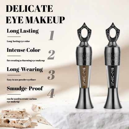 Powder Eyeliner Waterproof Long-Lasting Eye Makeup Tool – Smooth, Easy to Wear - ZOOMNSTORE