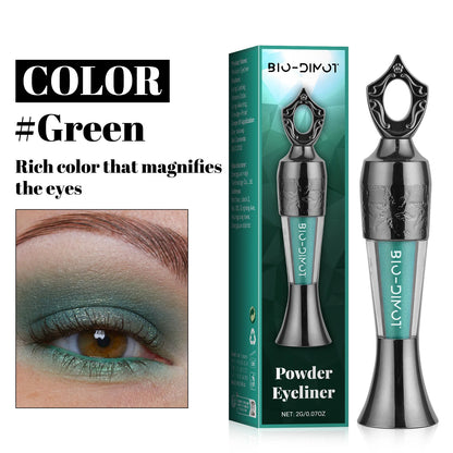 Powder Eyeliner Waterproof Long-Lasting Eye Makeup Tool – Smooth, Easy to Wear - ZOOMNSTORE