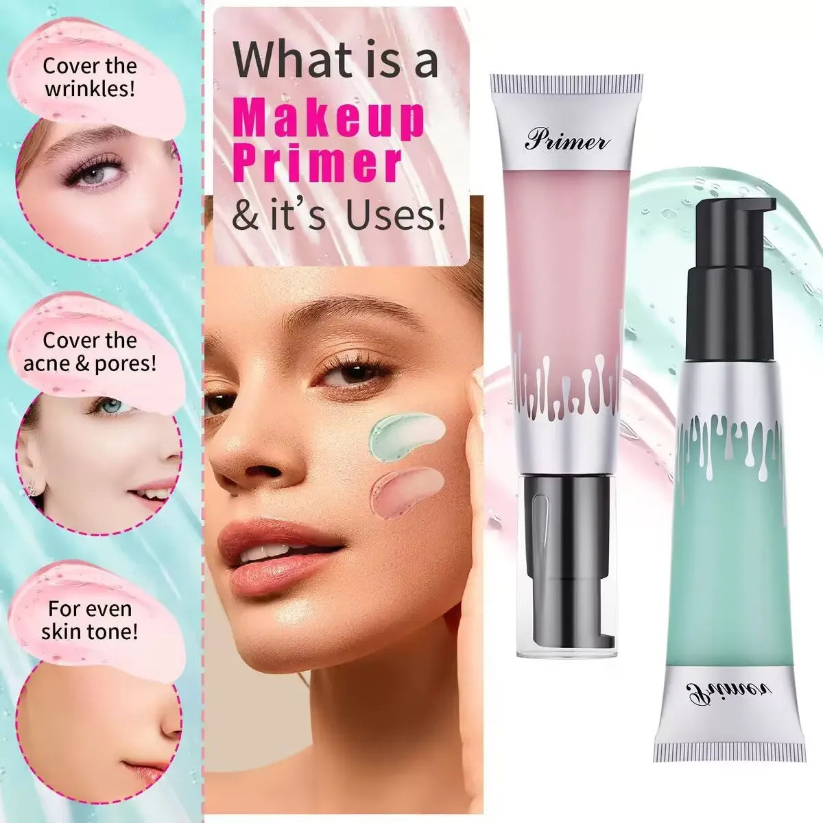 Power Grip Primer Gel - Hydrating Face Primer for Smoothing Skin and Pore Minimizing - ZOOMNSTORE