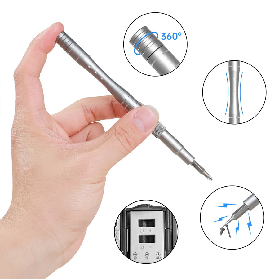 Precision Screwdriver Kit - 128 in 1 Professional Tool for PC iPhone Watch Camera Glasses - ZOOMNSTORE
