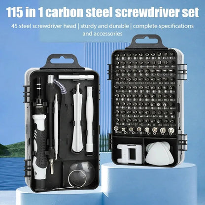 115-in-1 Precision Screwdriver Set - Magnetic Drill Bits for Electronics Repair - ZOOMNSTORE