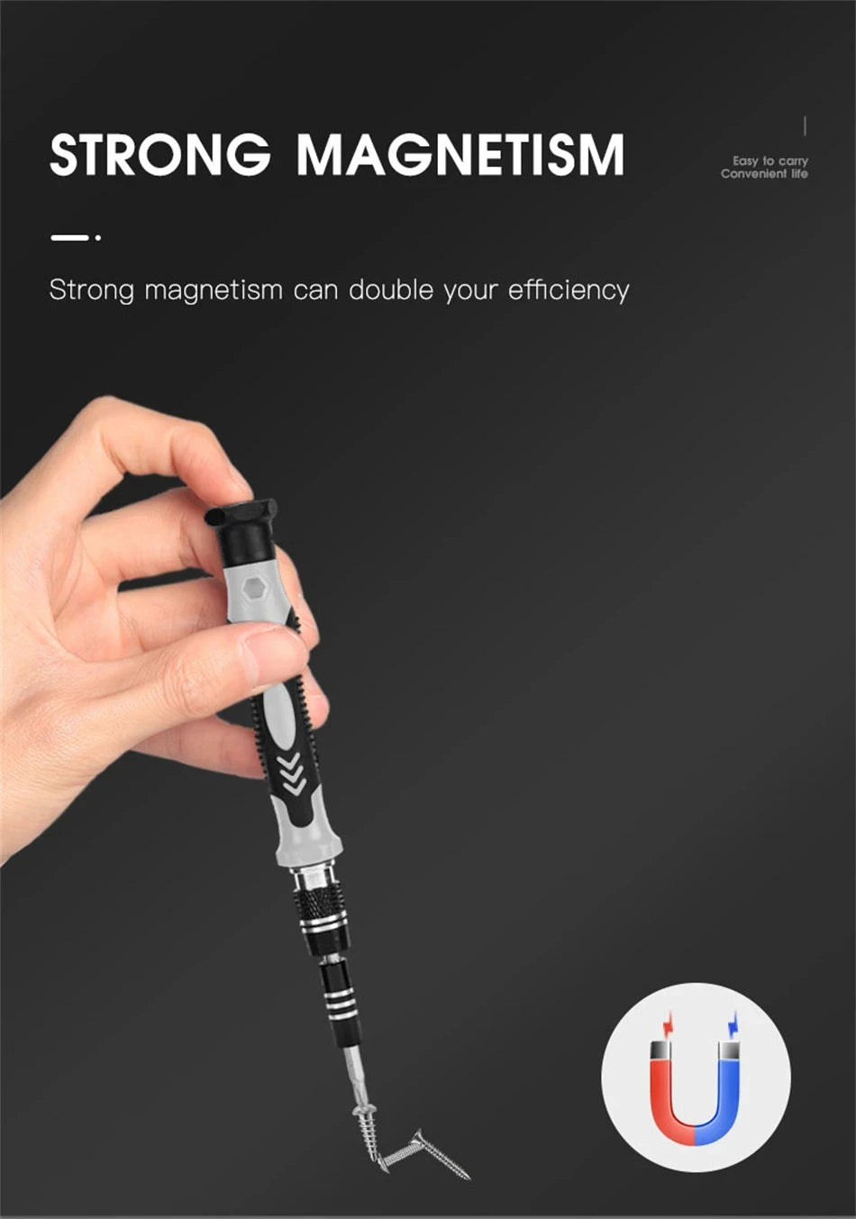 Precision Screwdriver Set - 115117 Magnetic Hex Bits for Xiaomi Mac PC iPhone Repair - ZOOMNSTORE