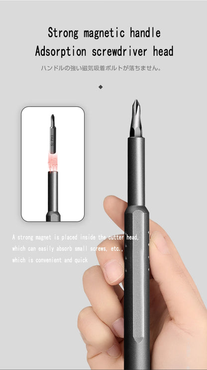 Precision Screwdriver Set - 324346 in 1 Multifunctional Tool with Magnetic Torx Phillips Bits for iPhone and Glass Repair - ZOOMNSTORE