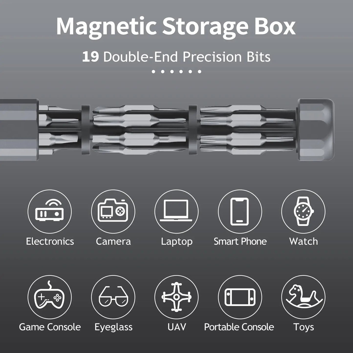39-in-1 Precision Screwdriver Set - Magnetic Torx  Phillips Bits Mini Repair Tool Kit - ZOOMNSTORE
