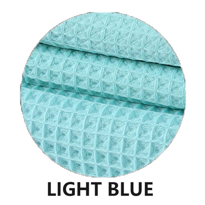 YIANSHU Waffle Towels Set Premium Cotton Bath Towel & Hand Towel Ultra Absorbent Soft Lint Free Quick Dry Lightweight Bath Sheet - ZOOMNSTORE