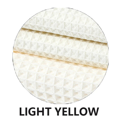 YIANSHU Waffle Towels Set Premium Cotton Bath Towel & Hand Towel Ultra Absorbent Soft Lint Free Quick Dry Lightweight Bath Sheet - ZOOMNSTORE