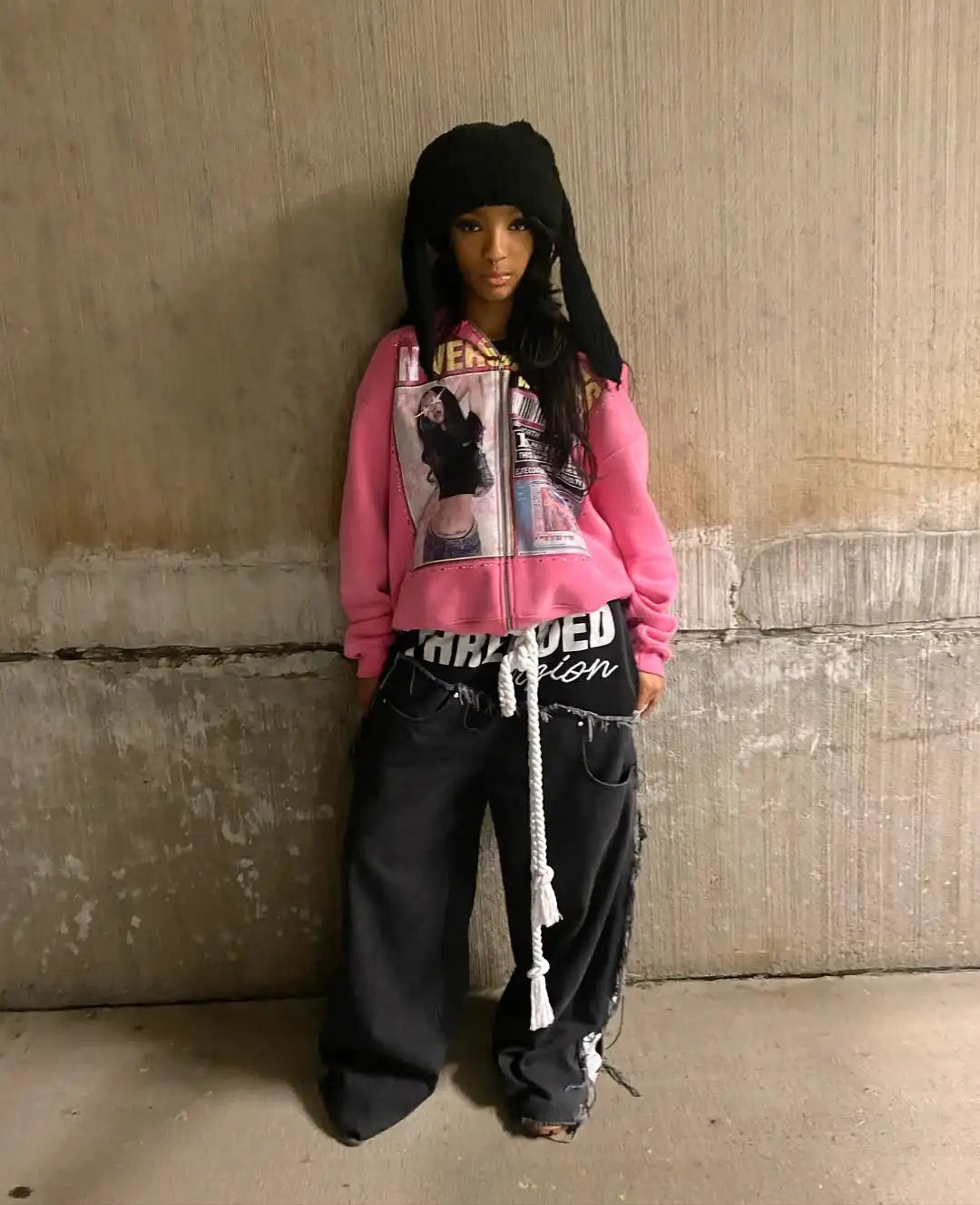 Retro Y2K Hoodie - Gothic Streetwear for Men and Women - ZOOMNSTORE