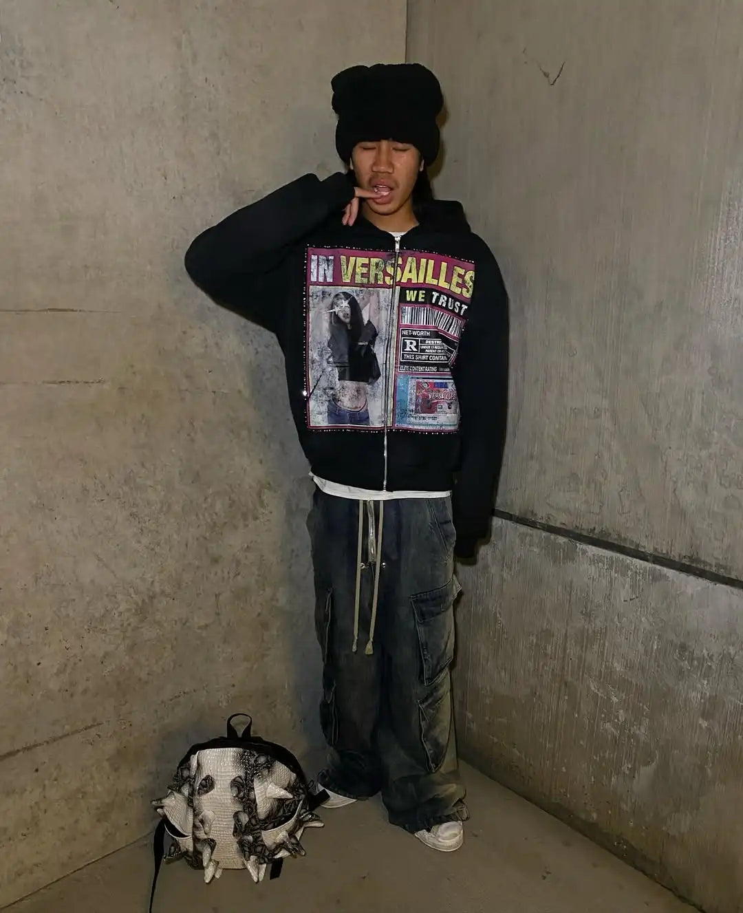 Retro Y2K Hoodie - Gothic Streetwear for Men and Women - ZOOMNSTORE