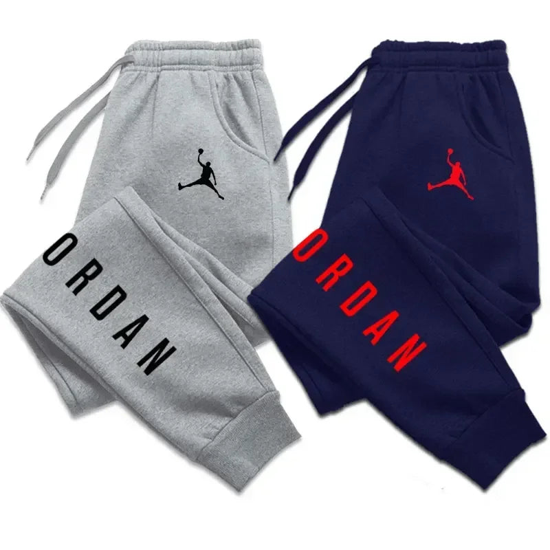 New style printed sport pants suitable for both men and women, luxurious long-distance running pants, casual fitness pants - ZOOMNSTORE