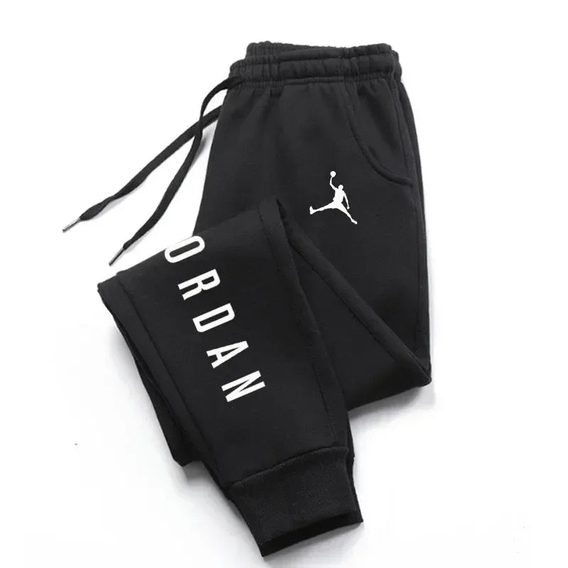 New style printed sport pants suitable for both men and women, luxurious long-distance running pants, casual fitness pants - ZOOMNSTORE