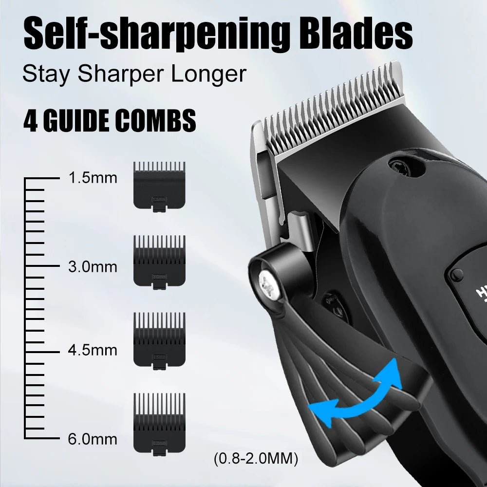 Professional Hair Clipper - Electric Barber Trimmer for Men - ZOOMNSTORE