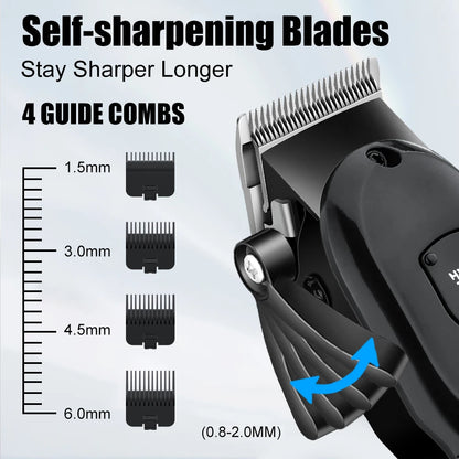 Professional Hair Clipper - Electric Barber Trimmer for Men - ZOOMNSTORE