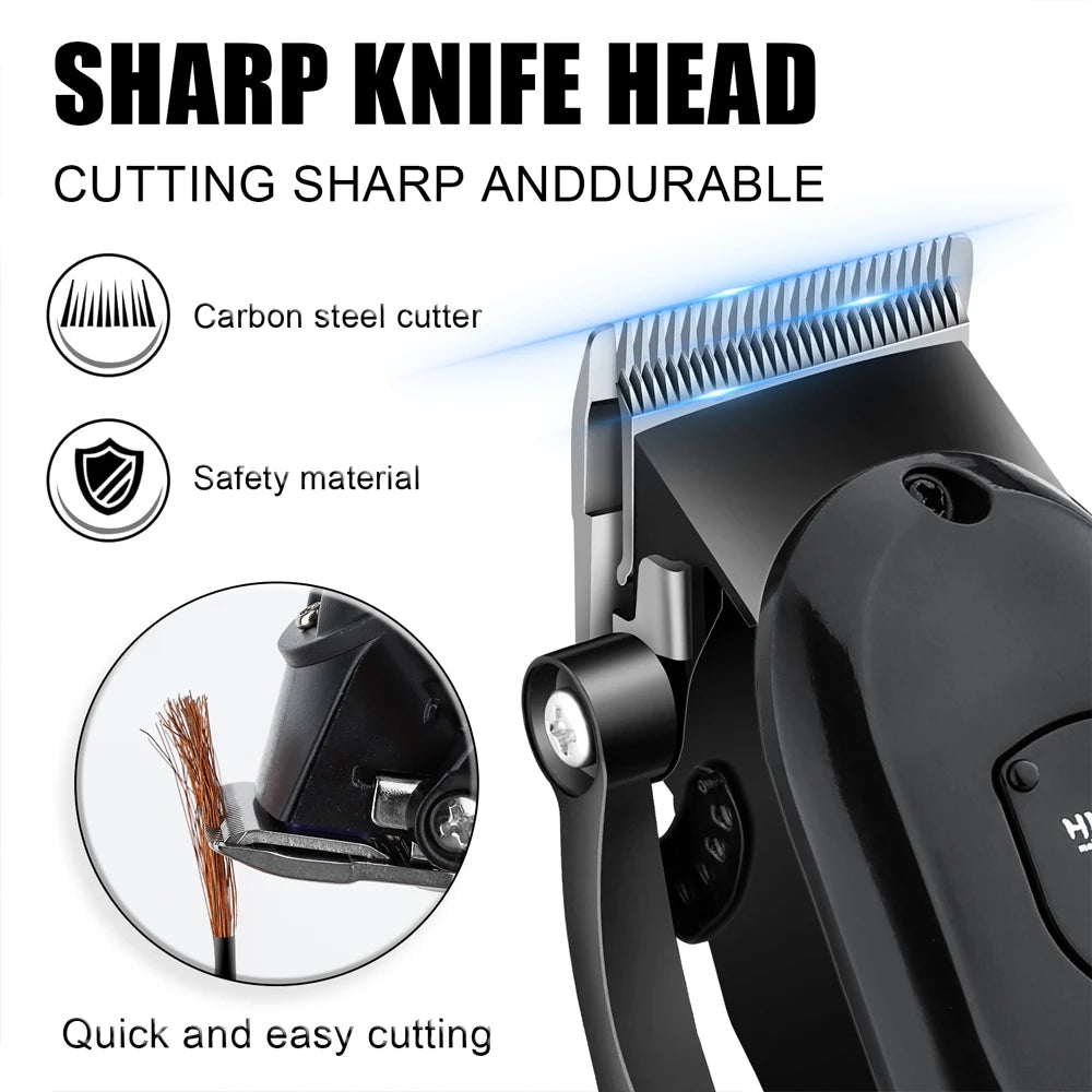 Professional Hair Clipper - Electric Barber Trimmer for Men - ZOOMNSTORE