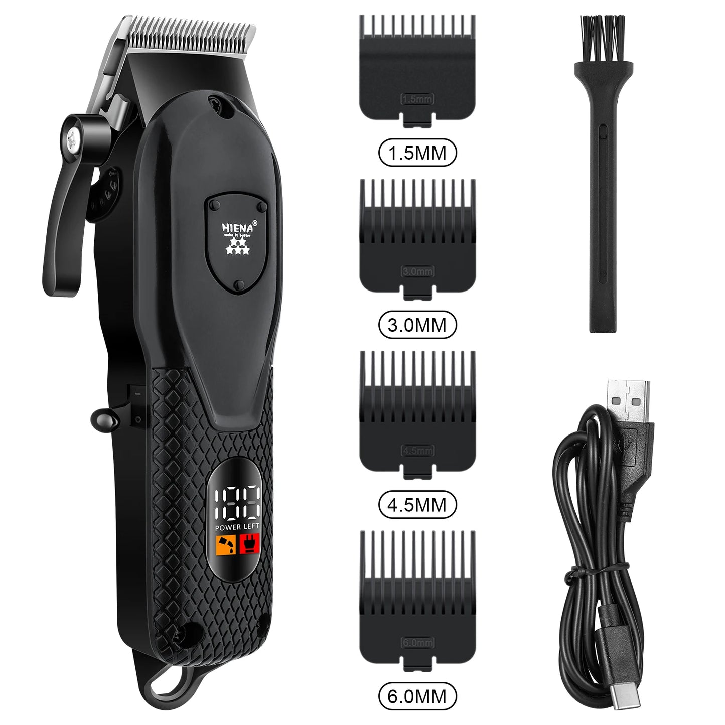 Professional Hair Clipper - Electric Barber Trimmer for Men - ZOOMNSTORE