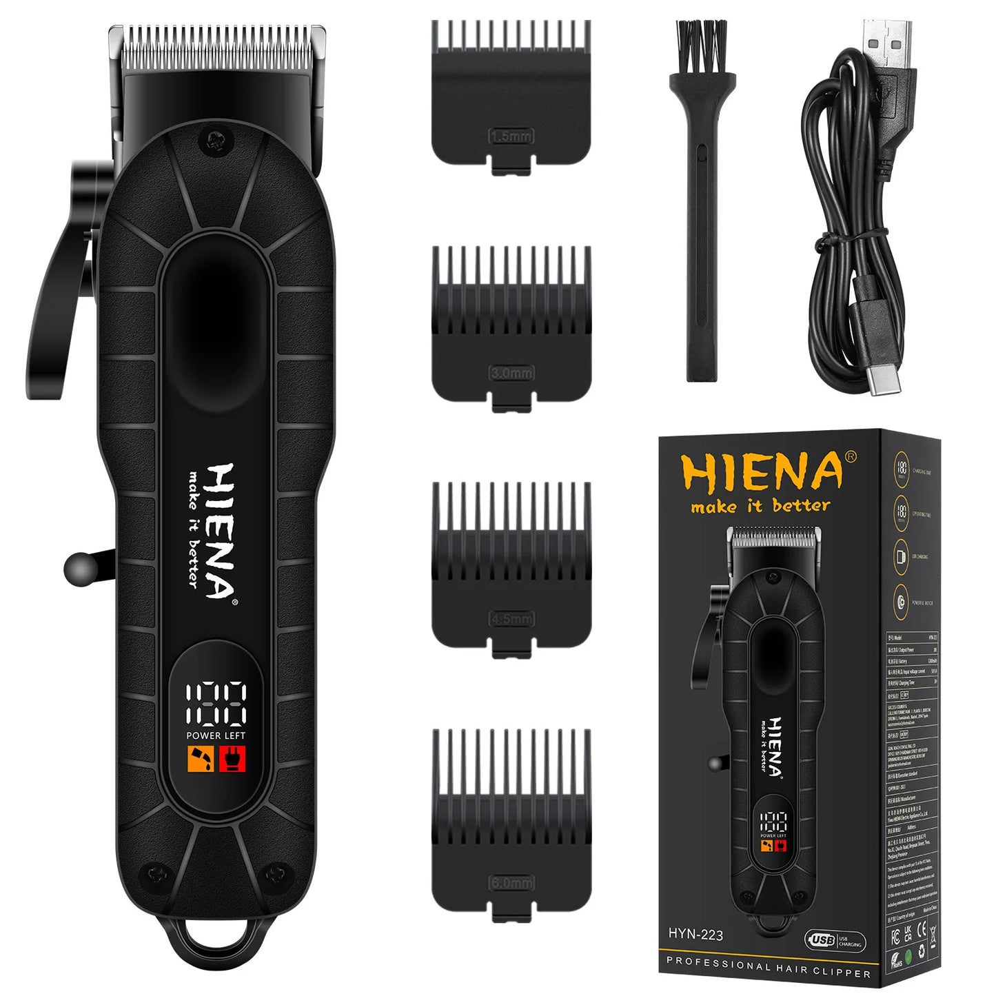 Professional Hair Clipper - Electric Barber Trimmer for Men - ZOOMNSTORE