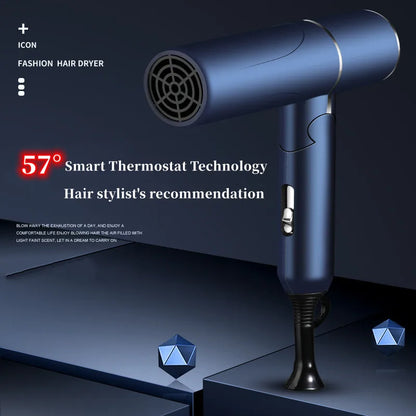 Professional Hair Dryer - Foldable High Power Negative Ion Blu-Ray Electric Dryer - ZOOMNSTORE