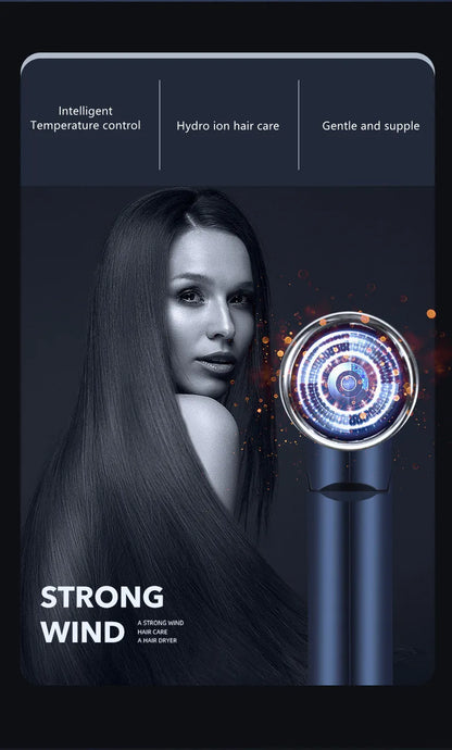 Professional Hair Dryer - Foldable High Power Negative Ion Blu-Ray Electric Dryer - ZOOMNSTORE