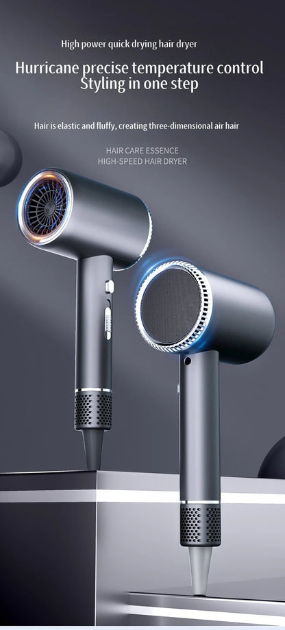 Professional Hair Dryer - High Power Quick Drying EU Plug Silent Hair Dryer With Diffuser - ZOOMNSTORE