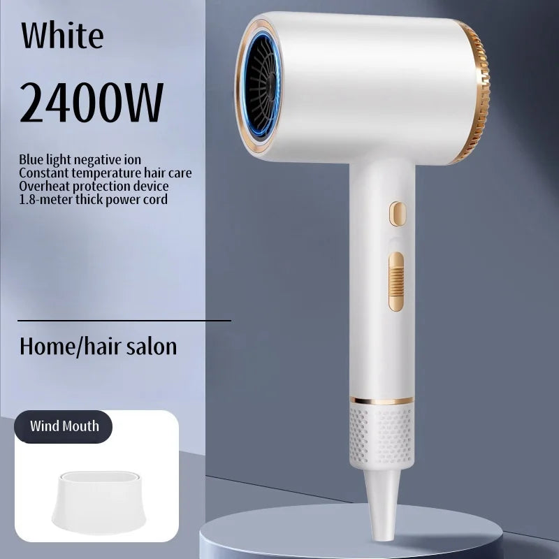 Professional Hair Dryer - High Power Quick Drying EU Plug Silent Hair Dryer With Diffuser - ZOOMNSTORE