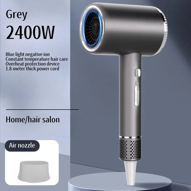 Professional Hair Dryer - High Power Quick Drying EU Plug Silent Hair Dryer With Diffuser - ZOOMNSTORE