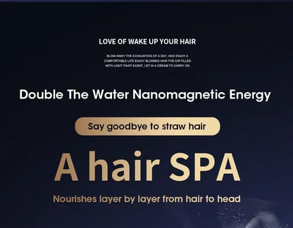 Professional Hair Dryer - Powerful Fast Heating Styler with Dual Voltage & Foldable Handle - ZOOMNSTORE