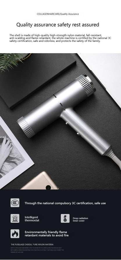 Professional Hair Dryer – Quick Drying Ionic Hair Styling Tool With High Wind Power - ZOOMNSTORE