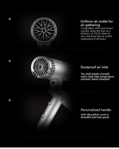 Professional Hair Dryer – Quick Drying Ionic Hair Styling Tool With High Wind Power - ZOOMNSTORE