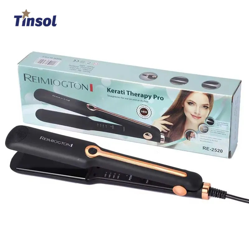 Professional Hair Straightener - Ceramic Flat Iron With Wide Plates & Adjustable Temperature - ZOOMNSTORE