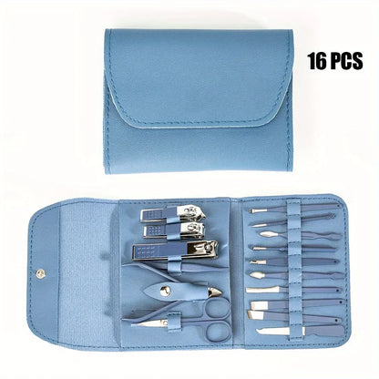 Professional Nail Clippers | Manicure Pedicure Set with Cuticle Nippers & Travel Case - ZOOMNSTORE