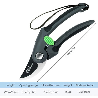 Professional Pruning Shears - Adjustable Multi-Gear Garden Trimmer - ZOOMNSTORE