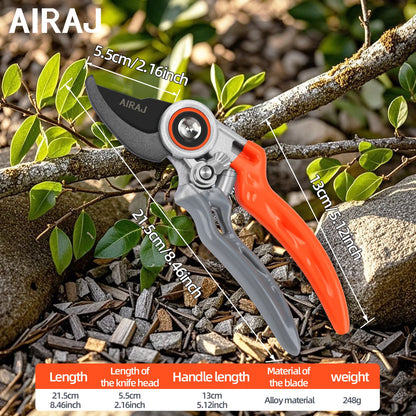 Professional Pruning Shears - Adjustable Multi-Gear Garden Trimmer - ZOOMNSTORE