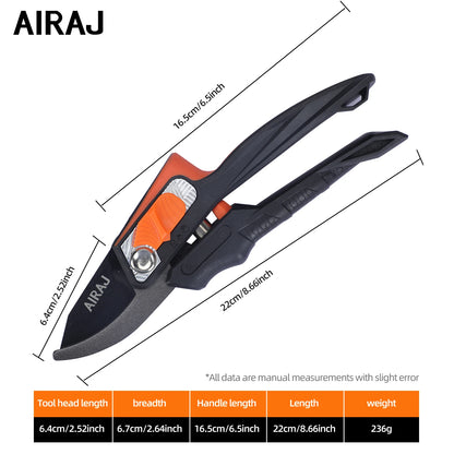 Professional Pruning Shears - Adjustable Multi-Gear Garden Trimmer - ZOOMNSTORE