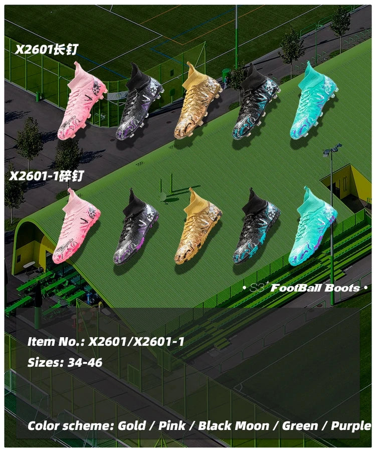 Professional Soccer Boots – Non Slip Football Shoes | Outdoor Soccer Cleats for Men - ZOOMNSTORE