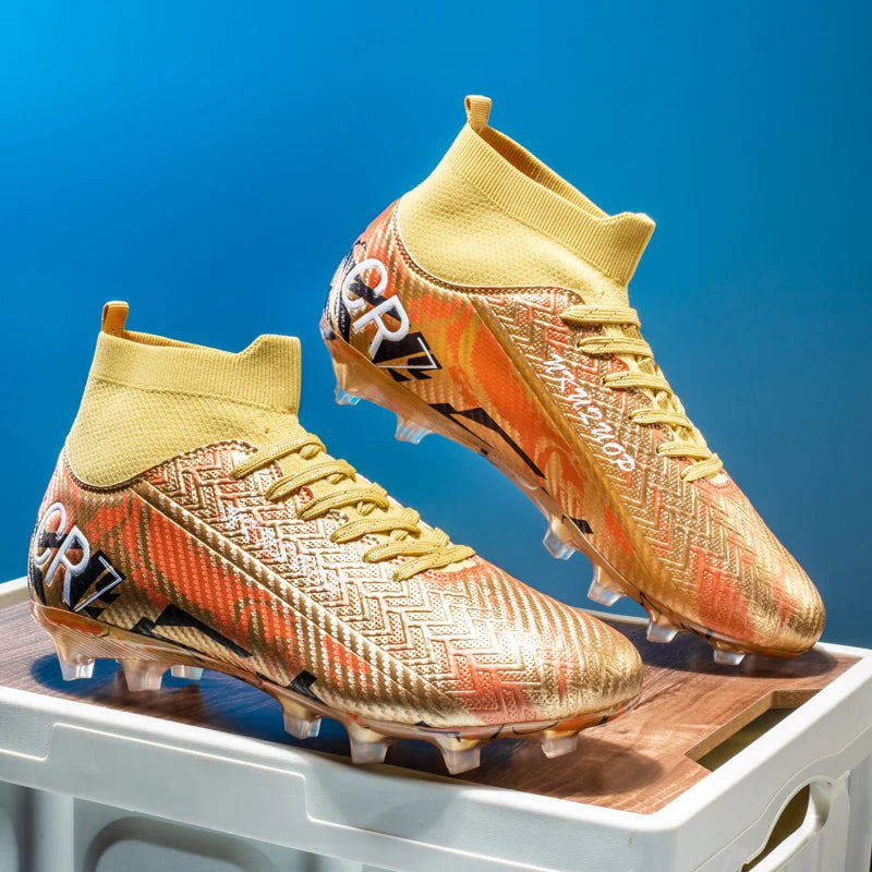 Professional Soccer Cleats - Men's Football Shoes | Non-Slip Artificial Grass Boots - ZOOMNSTORE