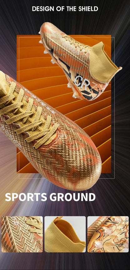 Professional Soccer Cleats - Men's Football Shoes | Non-Slip Artificial Grass Boots - ZOOMNSTORE