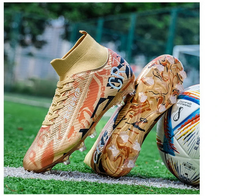 Professional Soccer Cleats - Men's Football Shoes | Non-Slip Artificial Grass Boots - ZOOMNSTORE