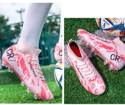 Professional Soccer Cleats - Men's Football Shoes | Non-Slip Artificial Grass Boots - ZOOMNSTORE