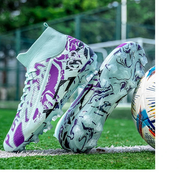 Professional Soccer Cleats - Men's Football Shoes | Non-Slip Artificial Grass Boots - ZOOMNSTORE