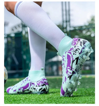 Professional Soccer Cleats - Men's Football Shoes | Non-Slip Artificial Grass Boots - ZOOMNSTORE