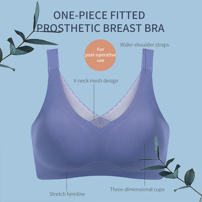 Seamless Prosthetic Breast Bra - Lightweight Mastectomy Bra - ZOOMNSTORE
