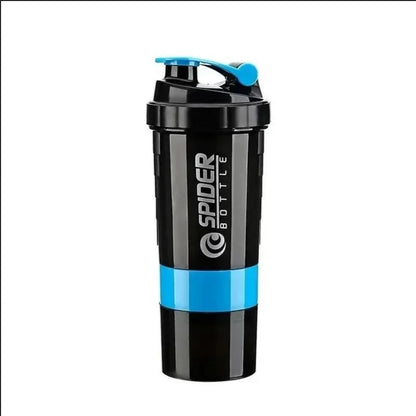Protein Shaker Bottle - 3 Layer Shaker Cup With Large Capacity For Exercise Mixing - ZOOMNSTORE
