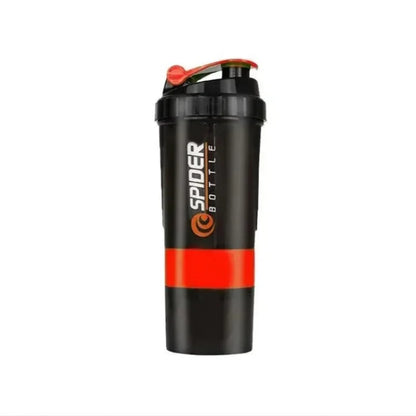 Protein Shaker Bottle - 3 Layer Shaker Cup With Large Capacity For Exercise Mixing - ZOOMNSTORE