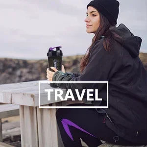 Protein Shaker Bottle – 500ml Layered Gym Bottle with Wire Stirring Ball & Extra Storage - ZOOMNSTORE